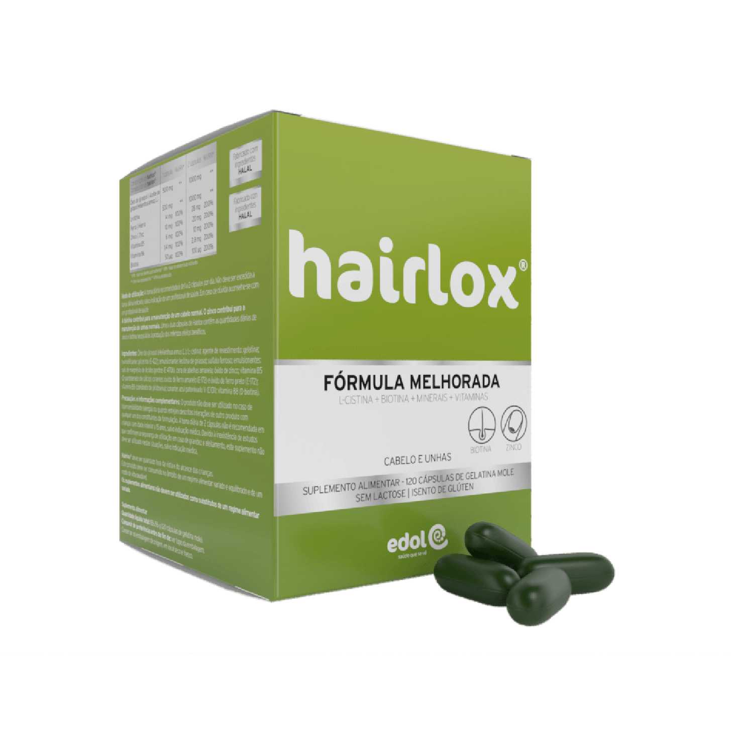 Hairlox de 120 Cápsulas