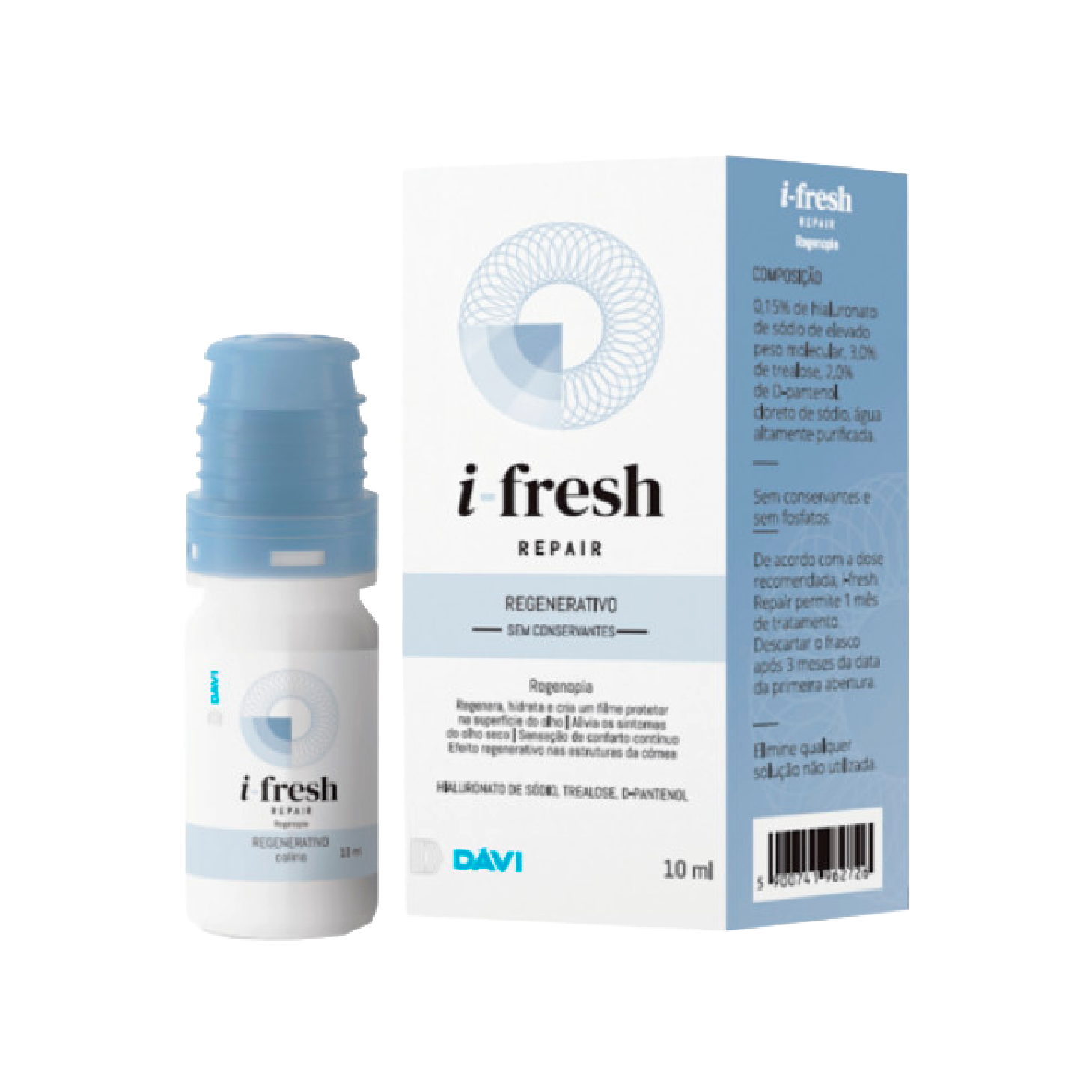 Gotas oftálmicas reparadoras i-Fresh 10 ml