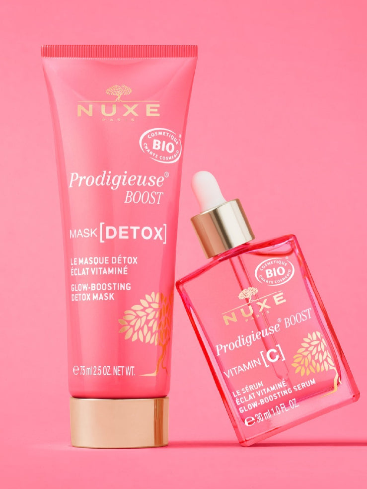 Gama de cuidados multicorreção Prodigieuse Boost da Nuxe